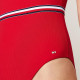 Tommy Hilfiger Γυναικείο ολόσωμο μαγιό Global Stripe Square Neck One-Piece